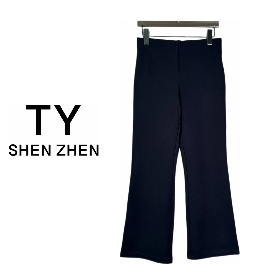 【深圳TY女装】25年新款微喇裤收腰微喇女款休闲裤百搭
