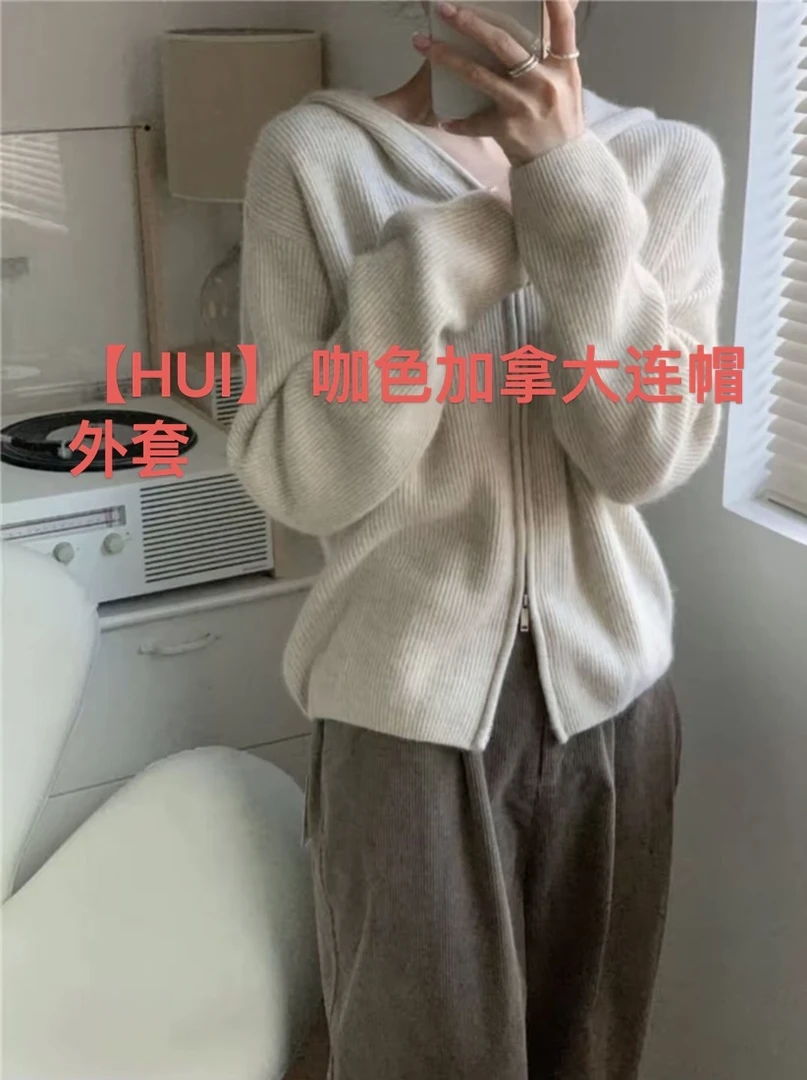 【HUI】 咖色加拿大连帽外套(仅直播展示图片)
