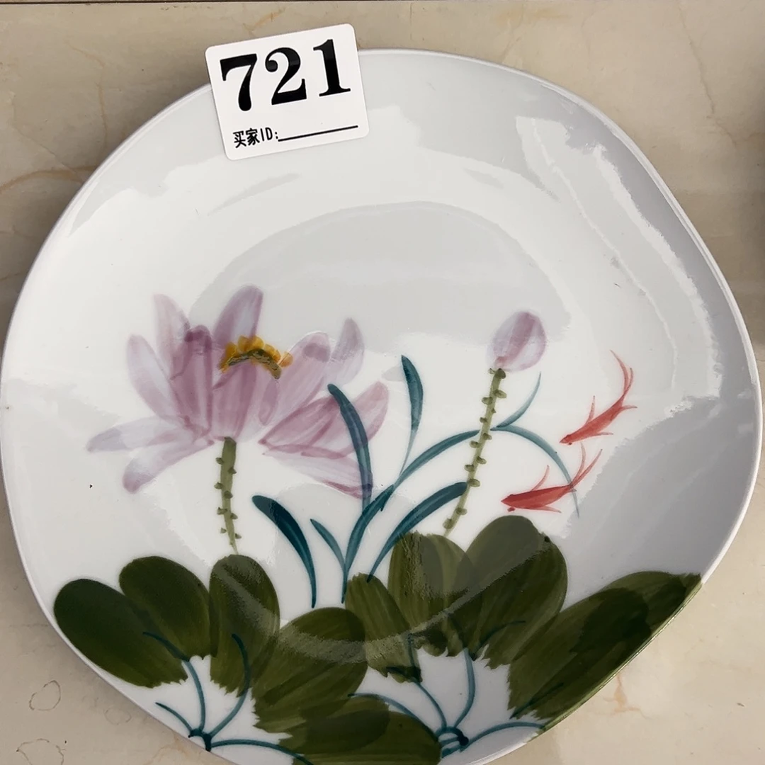 瓷片景德镇陶瓷手工手绘制作