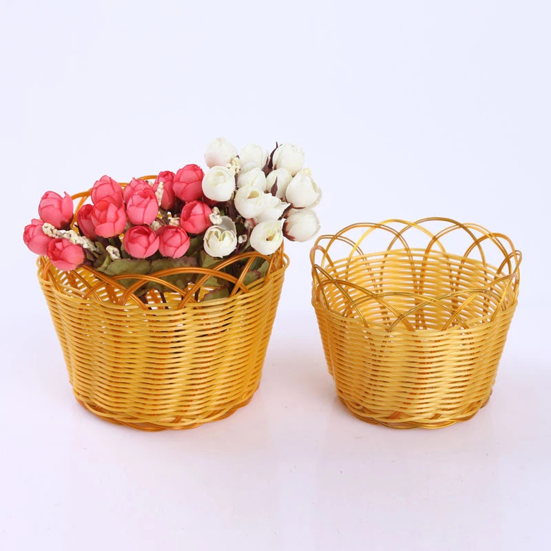 小吃ktv编织爆米花菜篮子零食酒吧油饼薯条碟子水果盘藤筐塑料