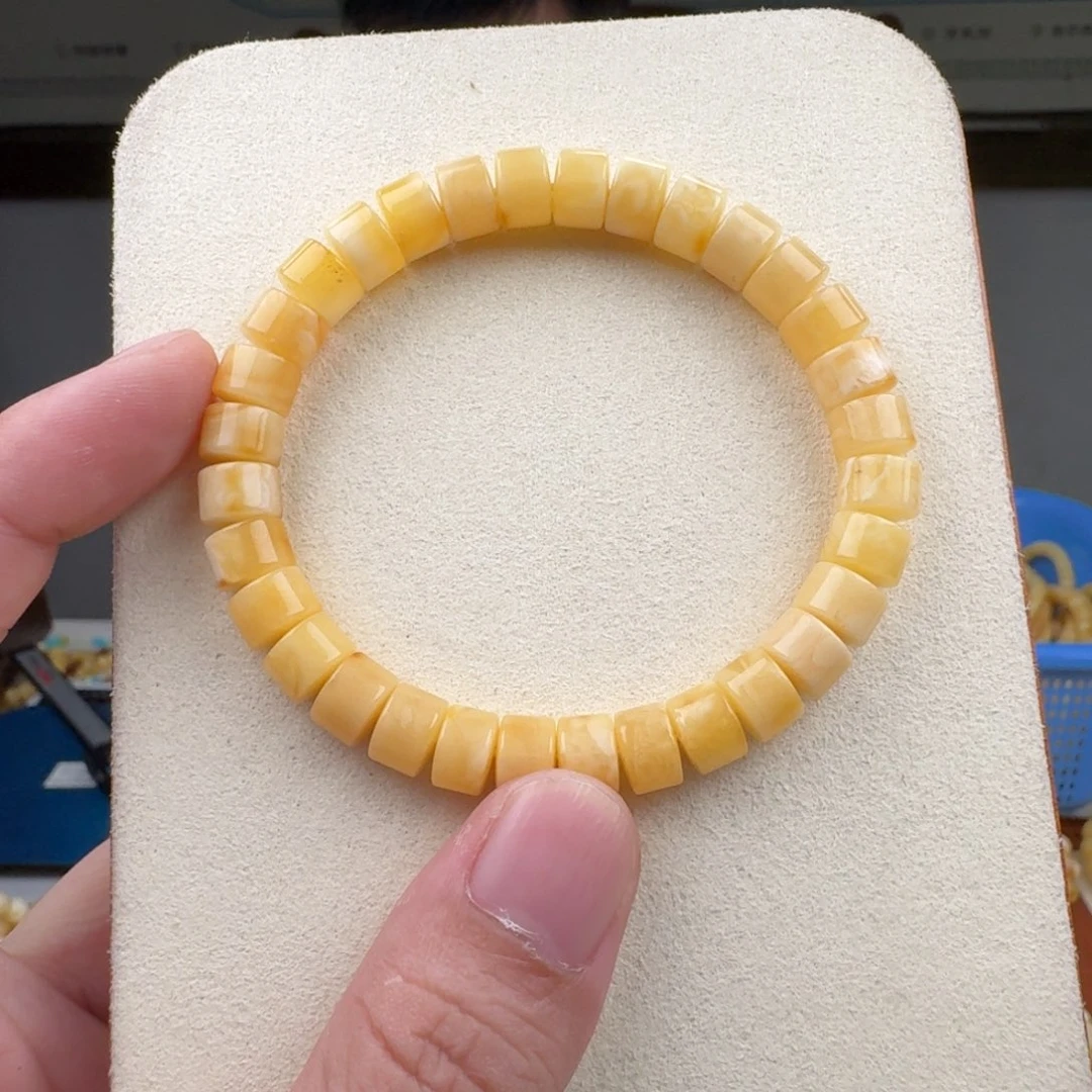 琥珀未镶嵌手链蜜蜡手串