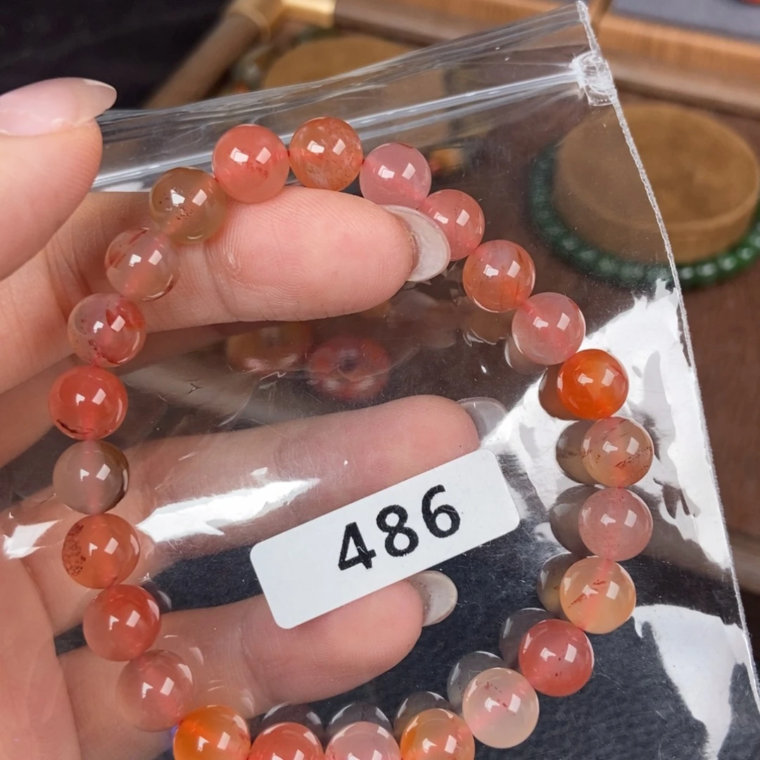 南红玛瑙未镶嵌手链卡8.3