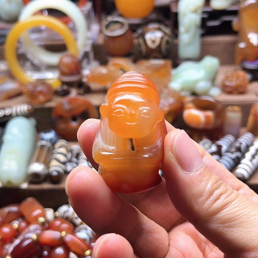 玛瑙/玉髓未镶嵌车挂