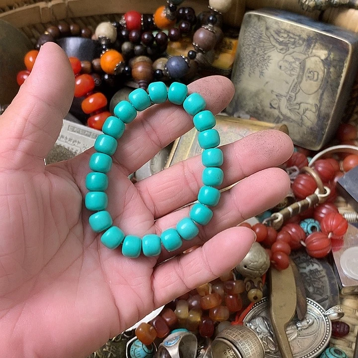 麦***子一物一拍松石手环