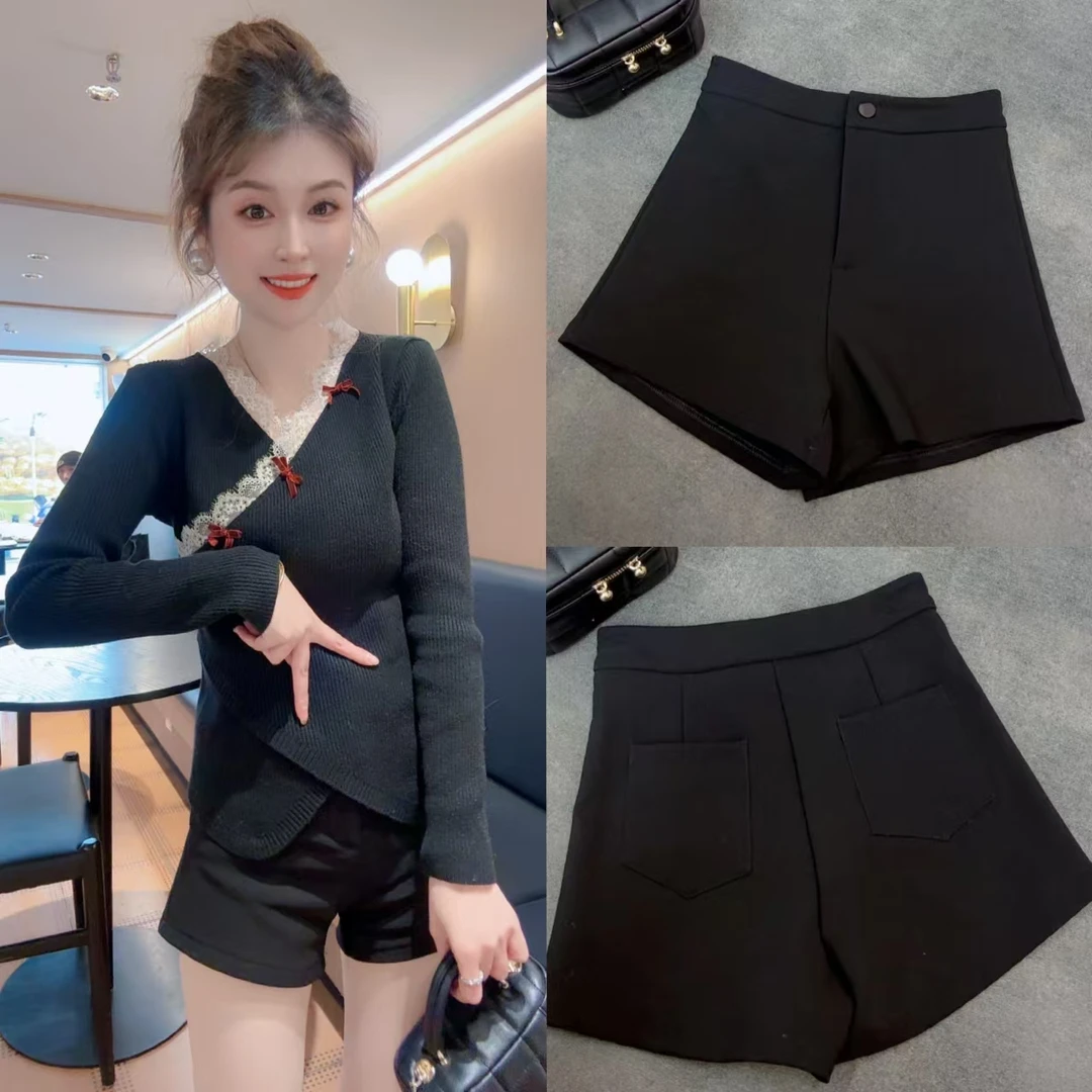 【月月专享】冬日爱丁堡 辣妹a字休闲弹力短裤XXJ-YG00962