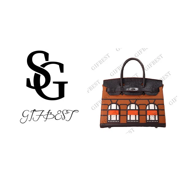 【尺寸：30*15*23】H-Liz原创设计高定真皮单肩手提斜挎女包30房子包