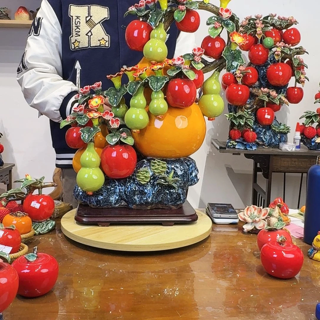 陶瓷苹果葫芦中件