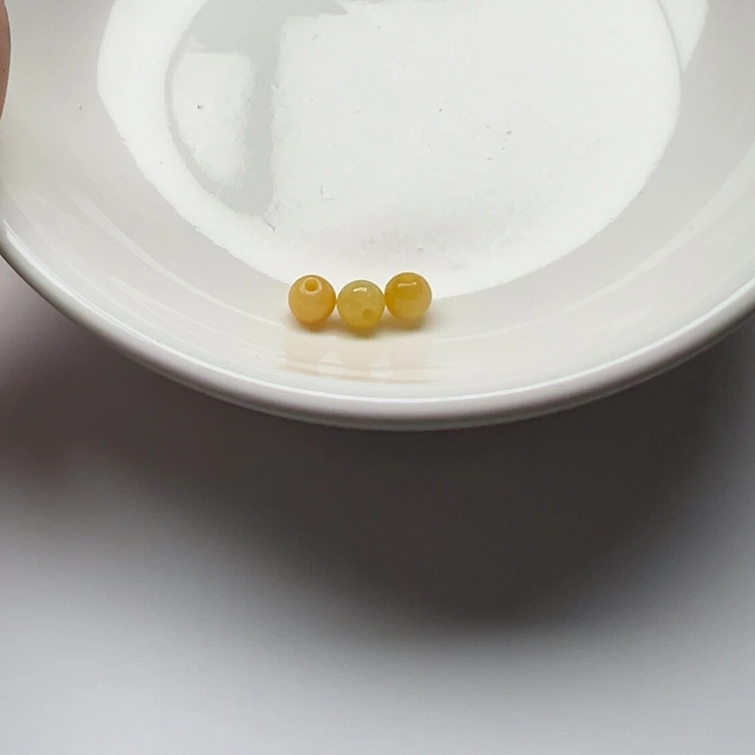 翡翠散珠咳*纯天然缅甸翡翠A货卡5