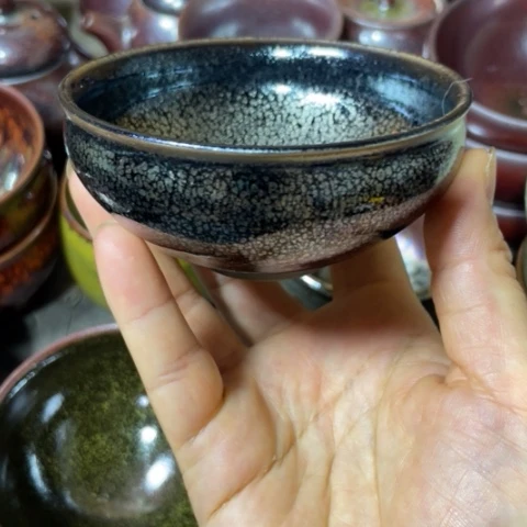 小***咪茶盏建阳建盏全品油滴