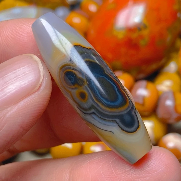 玛瑙/玉髓未镶嵌吊坠