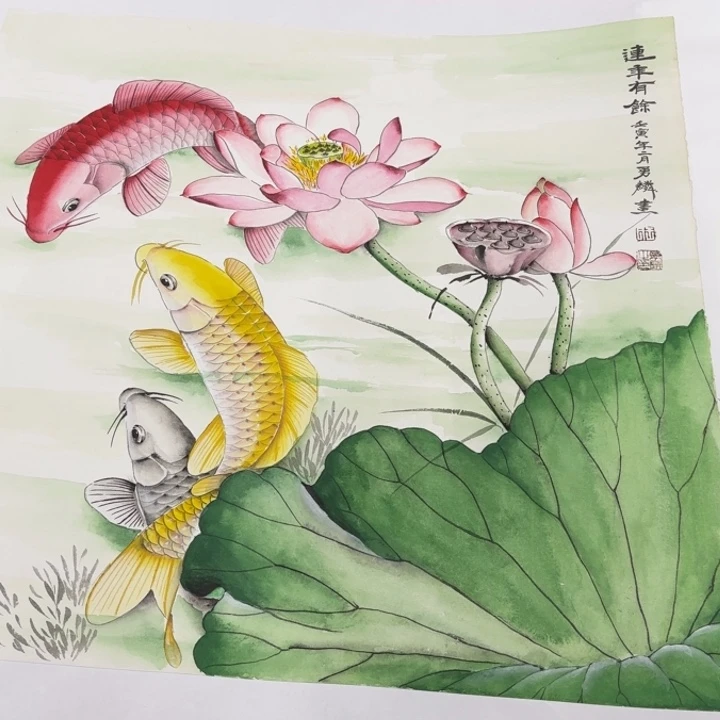 国画花鸟的翅膀和翅膀都是