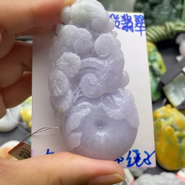 颈饰未镶嵌翡翠天然翡翠