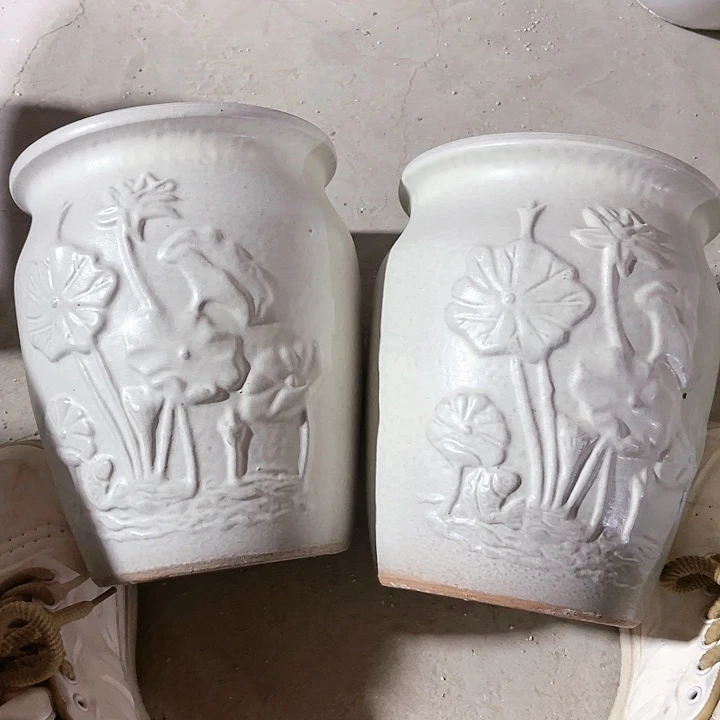 红陶口径19高度23两只正品