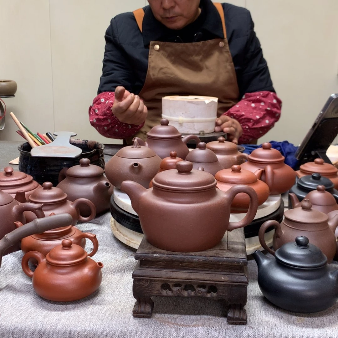 茶壶紫泥大蕴德钟280 C半手工制作