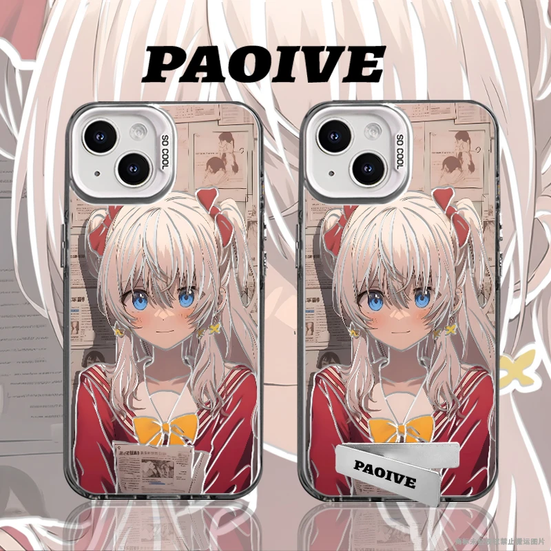 友利奈绪适用于创意小众苹果16华为一加oppo小米手机防摔壳Paoive