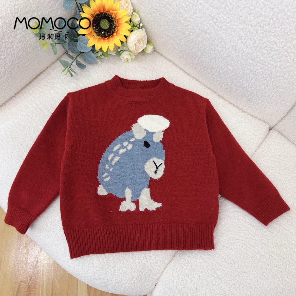 MOMOCO冬季男童年款套头休闲毛衣