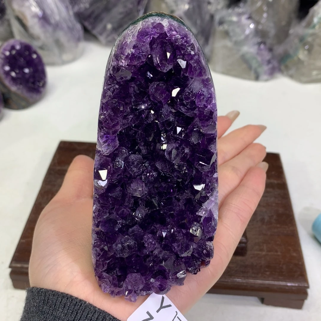 紫晶摆件未镶嵌水晶