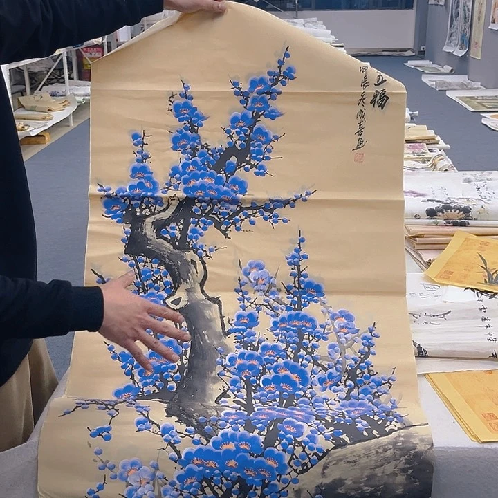 国画纯手绘字画宣纸