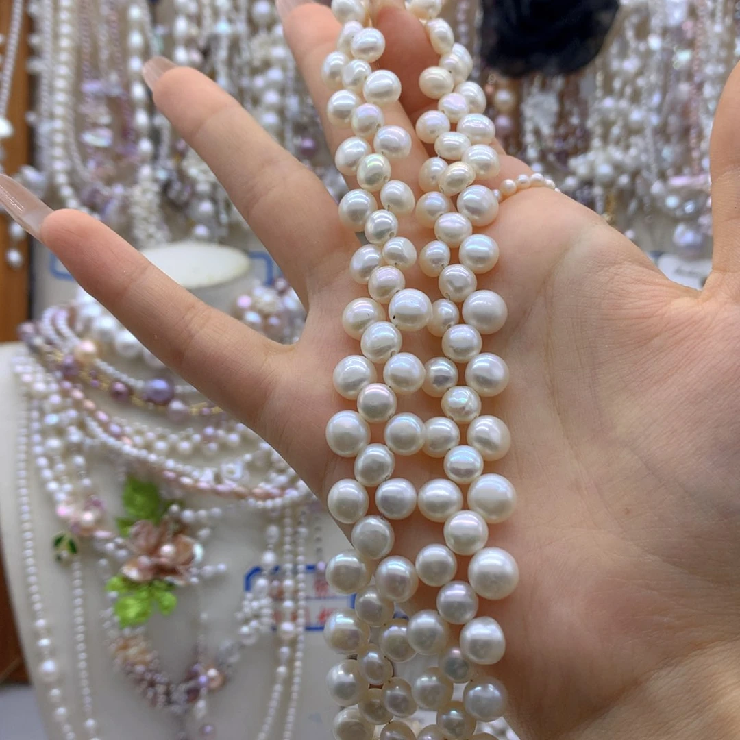 合金淡水珍珠手链.*