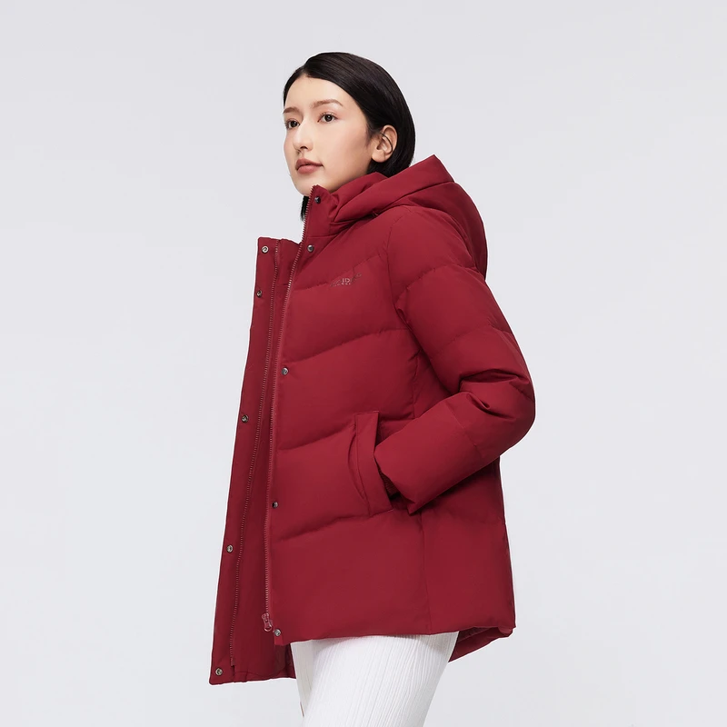 【母亲节好物】波司登24秋显瘦简约保暖时尚连帽短款羽绒服5128B