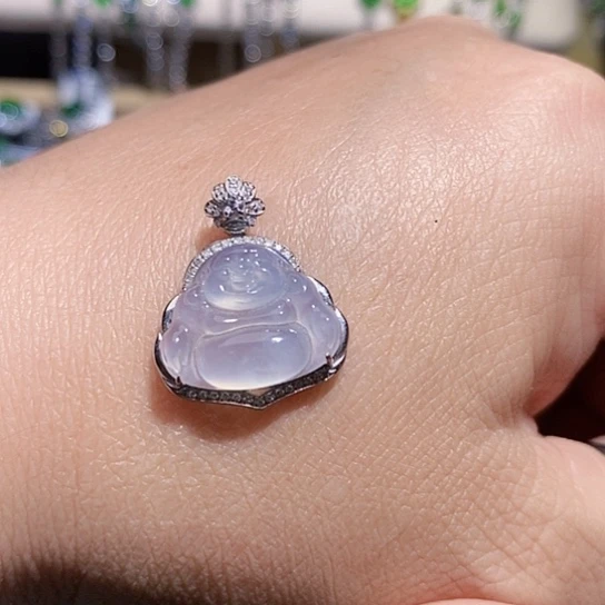 翡翠未镶嵌颈饰吊坠