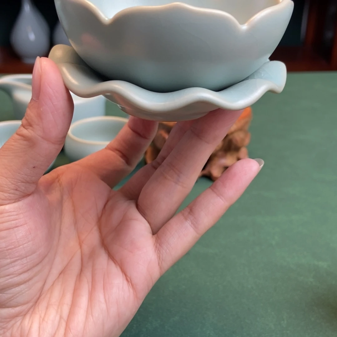 瓷瓷仿古釉杯子仿古釉茶漏茶漏