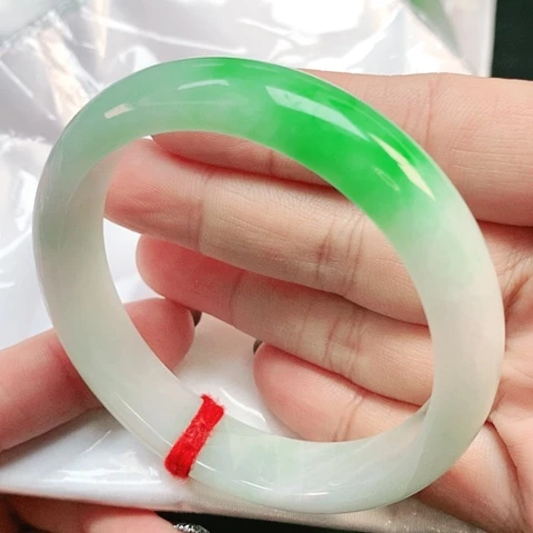 未镶嵌手镯翡翠正圈1542