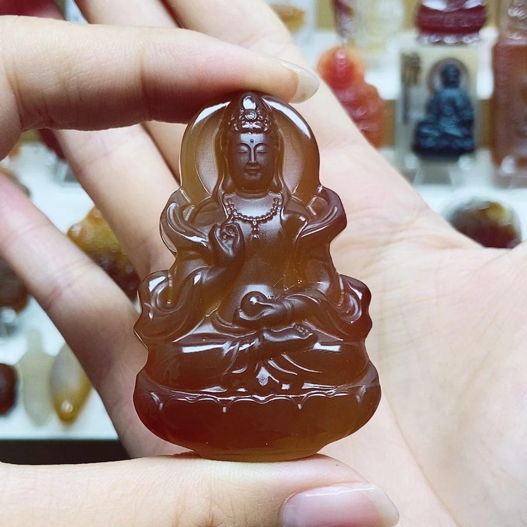 l***文玛瑙/玉髓颈饰未镶嵌