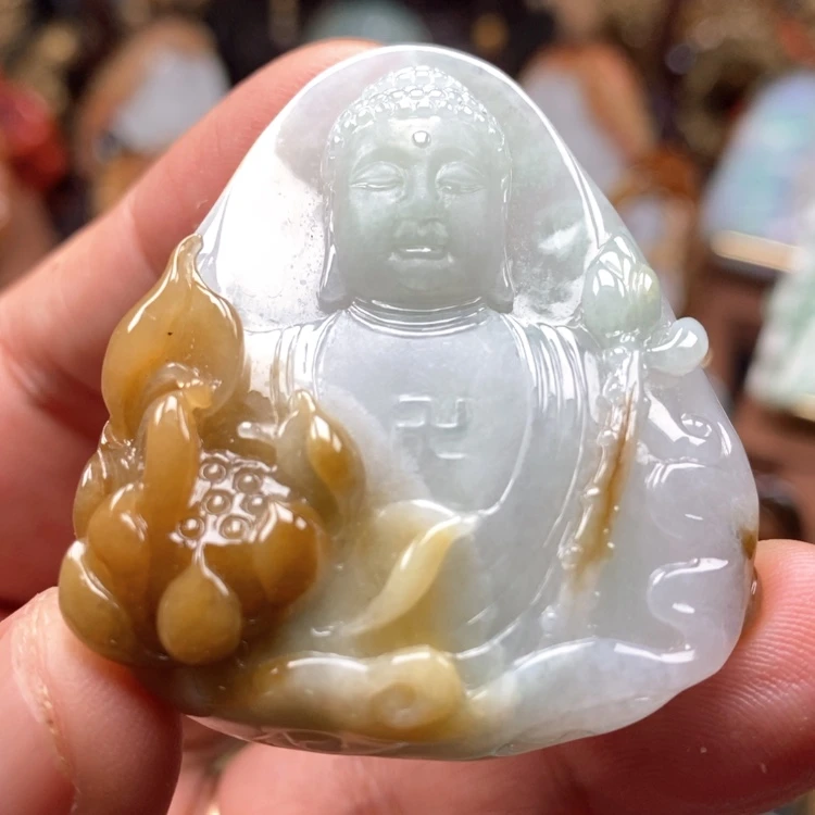 【闪购商品】颈饰未镶嵌翡翠缅甸翡翠A货吊坠