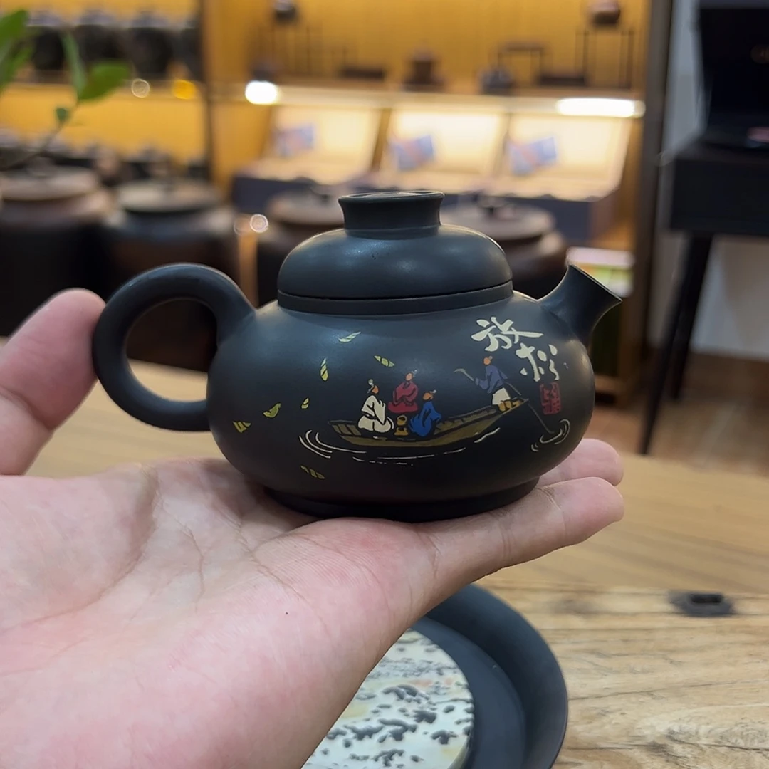 建水紫陶全手工壶