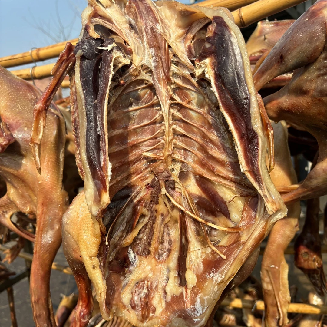 六安咸仔鹅新鲜中龄鹅腌制自然风干晾晒农村咸货安徽农家特产