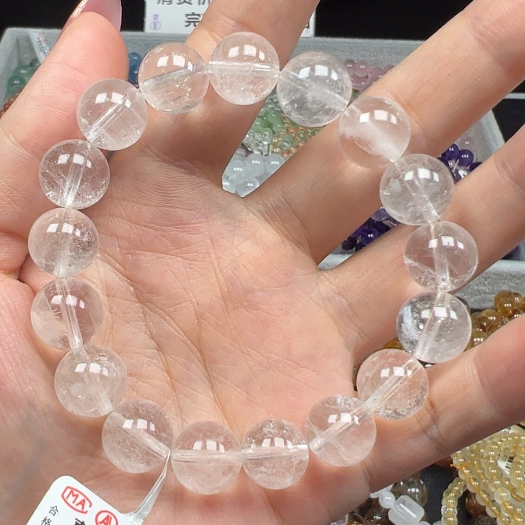 未镶嵌烟晶手链卡11喜马拉雅白啊塞14