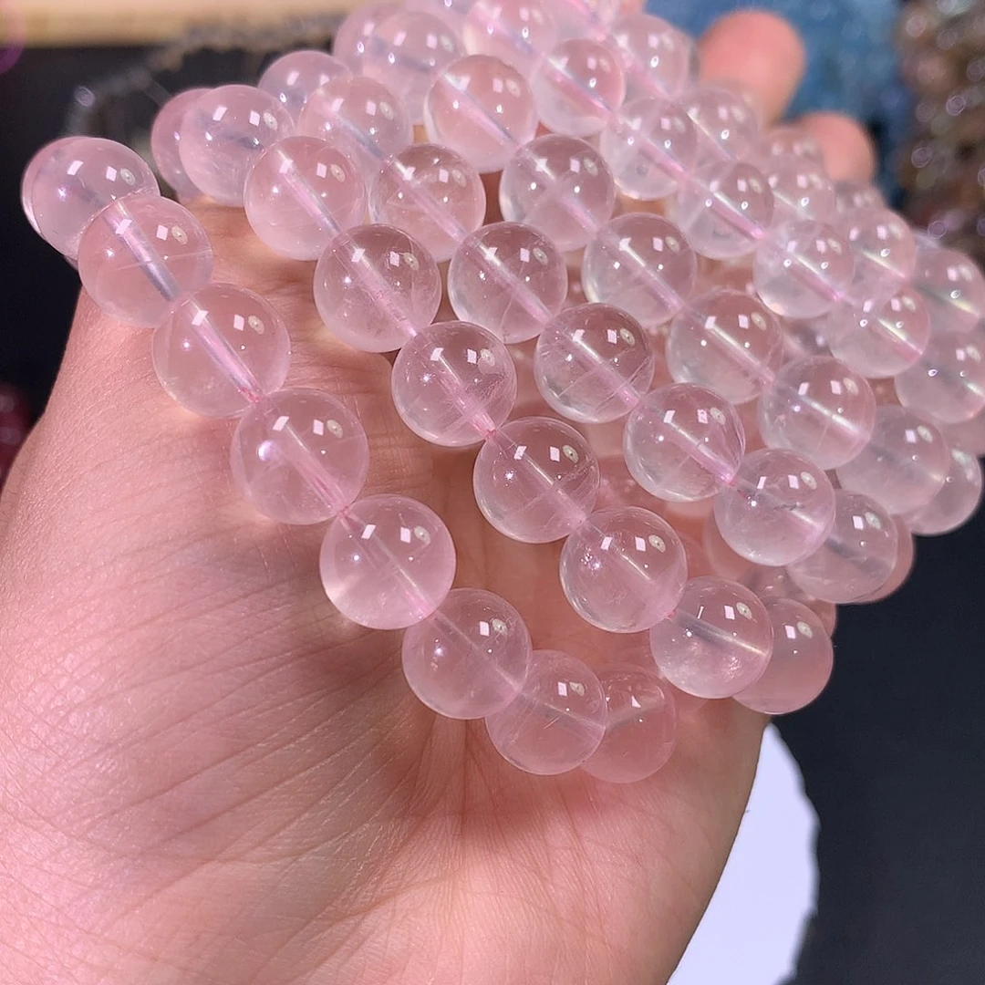 水晶手串未镶嵌天然