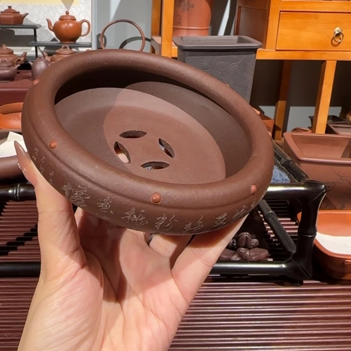 花盆紫砂口径10深度3