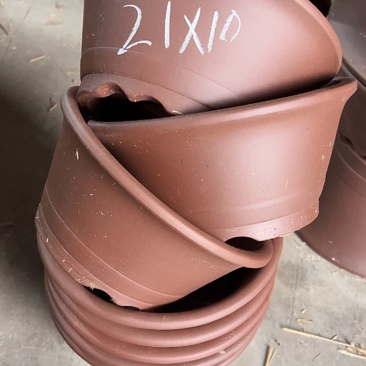 紫砂花盆紫砂处理21口径