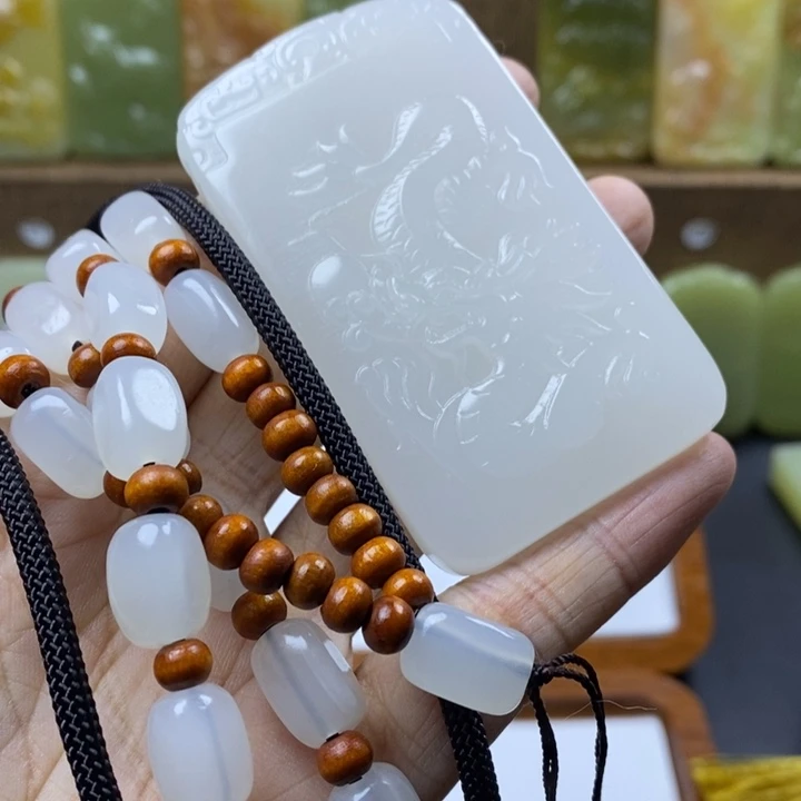石材开*果昆仑山料一套