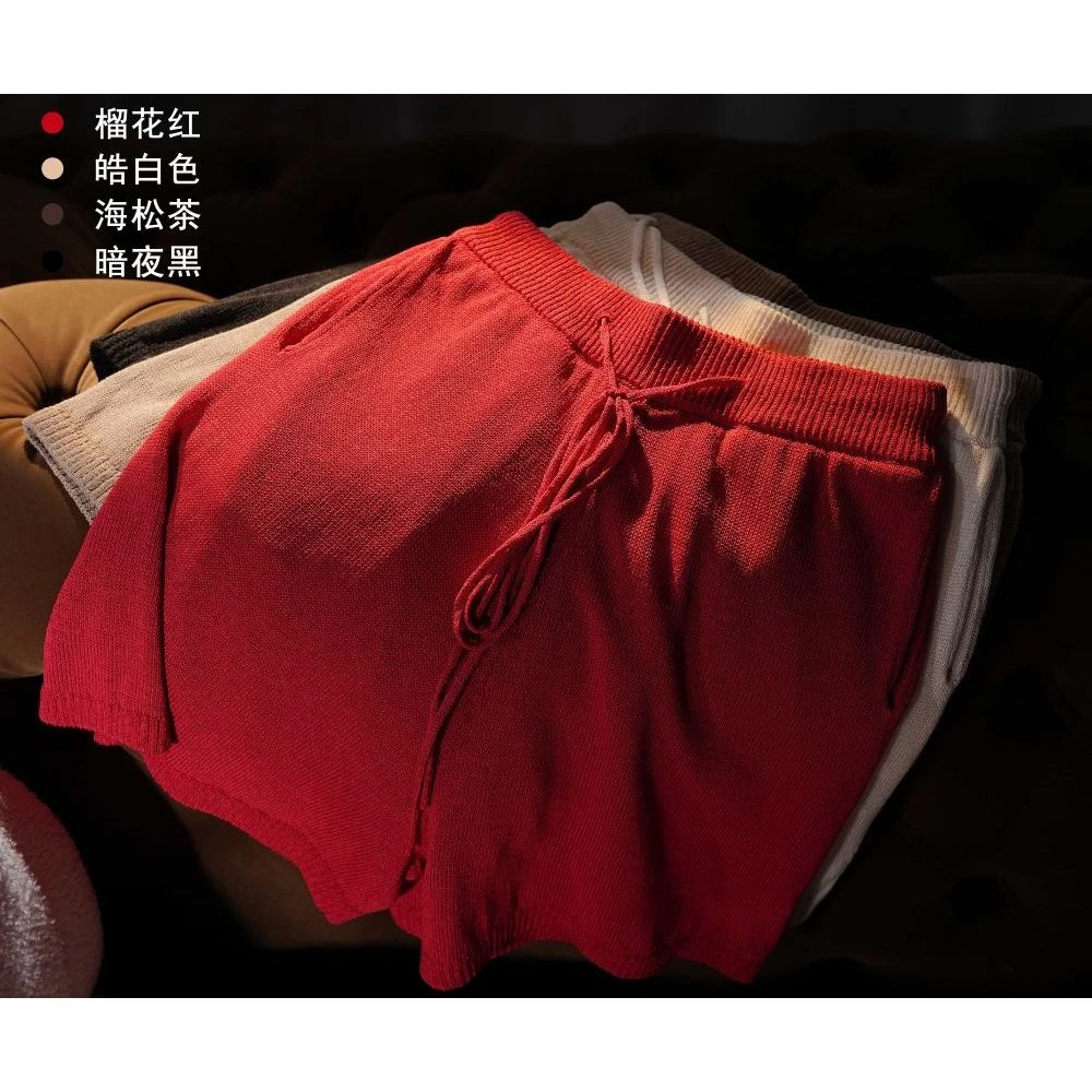 和纸纱针织短裤bk22
