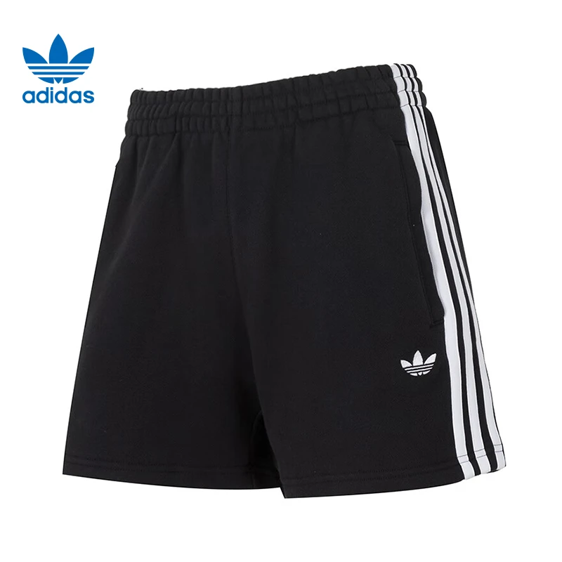 adidas阿迪达斯【太】三叶草女子运动休闲短裤裤子JW5109