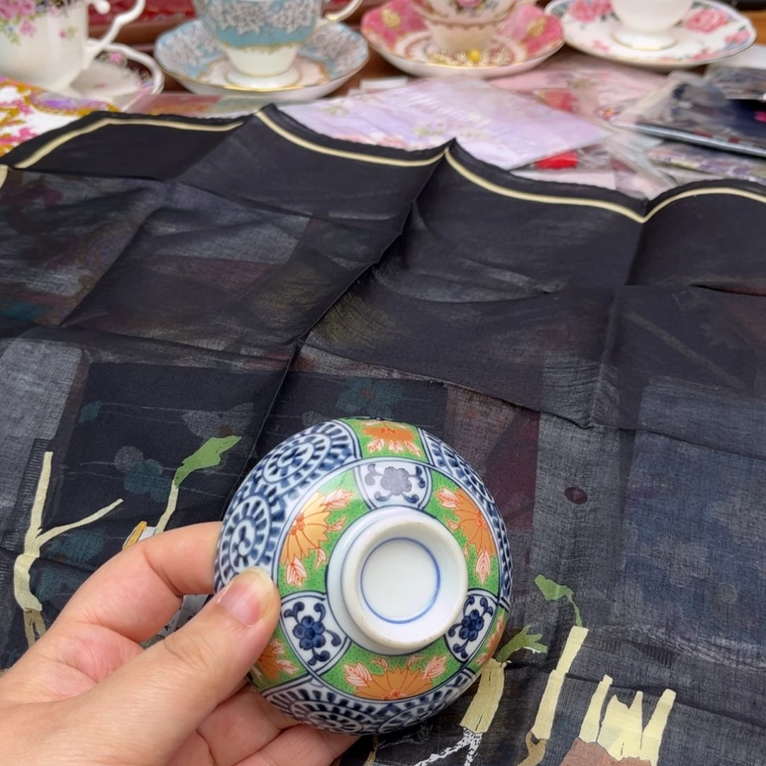 瓷片方巾瓷器小可爱