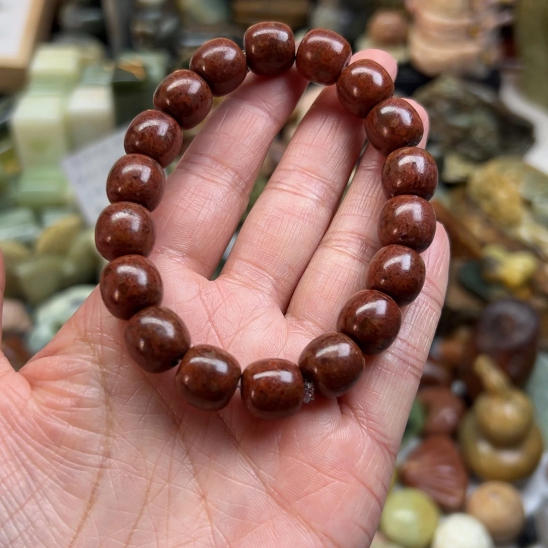 ****‍岫岩河磨玉（透闪石质玉）未镶嵌颈饰河磨玉手链