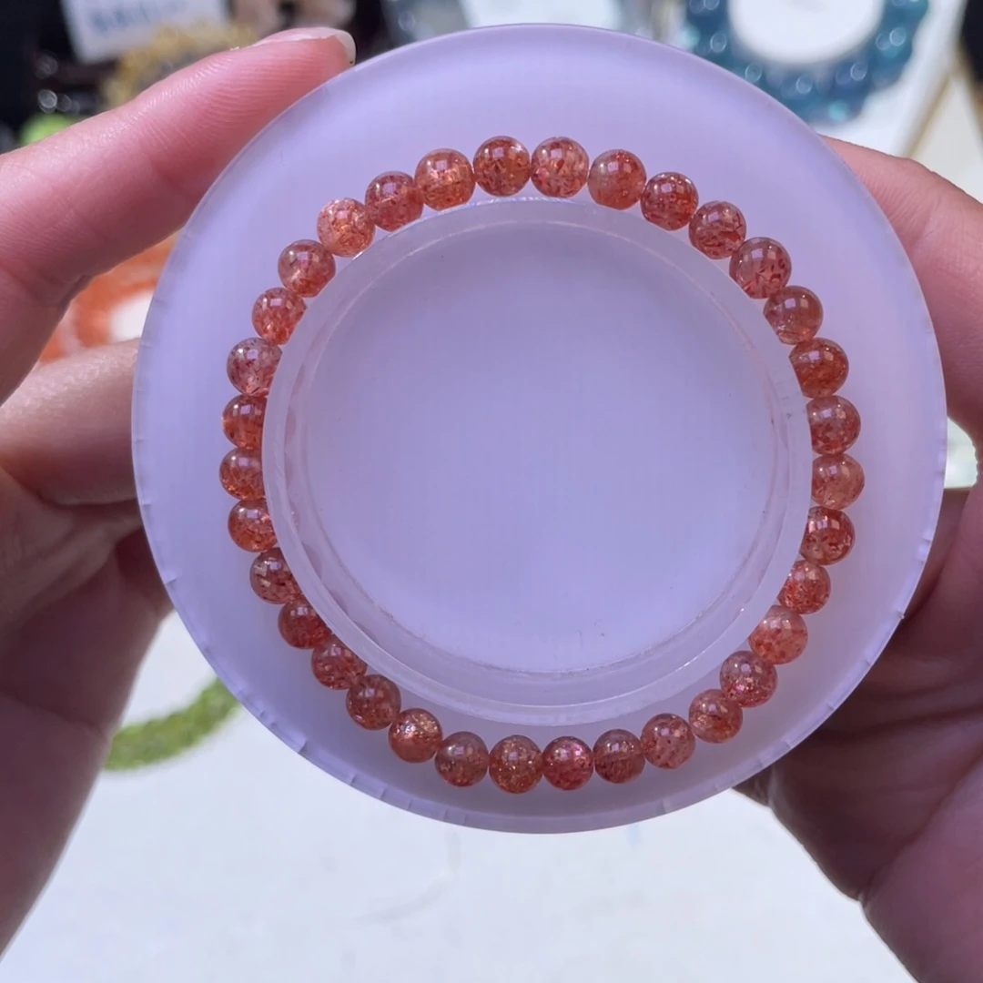 未镶嵌手链水晶大花瓣金太阳5+