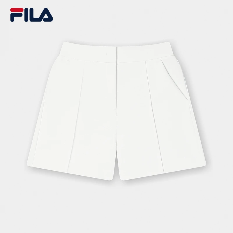 Fila/斐乐女【挺括抗皱】夏季新款舒适防透宽松短裤F11W524801F