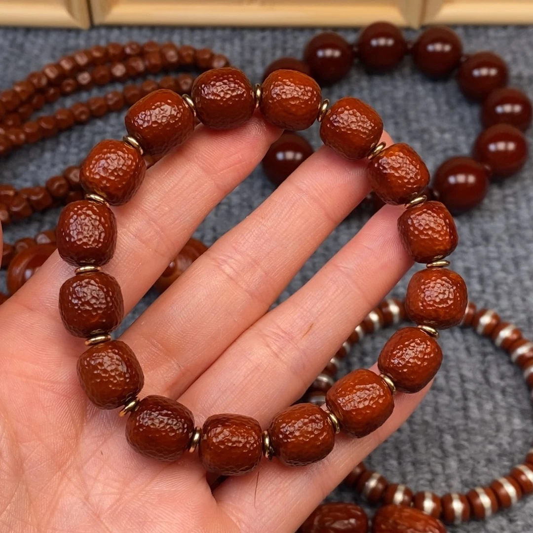 知***.手串/手链橄榄核老型橘皮