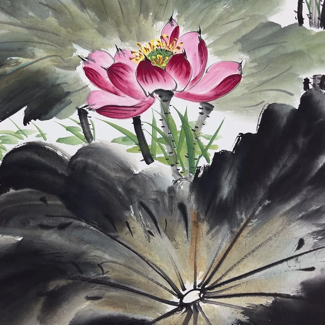 国画国画作品宣纸纯手绘