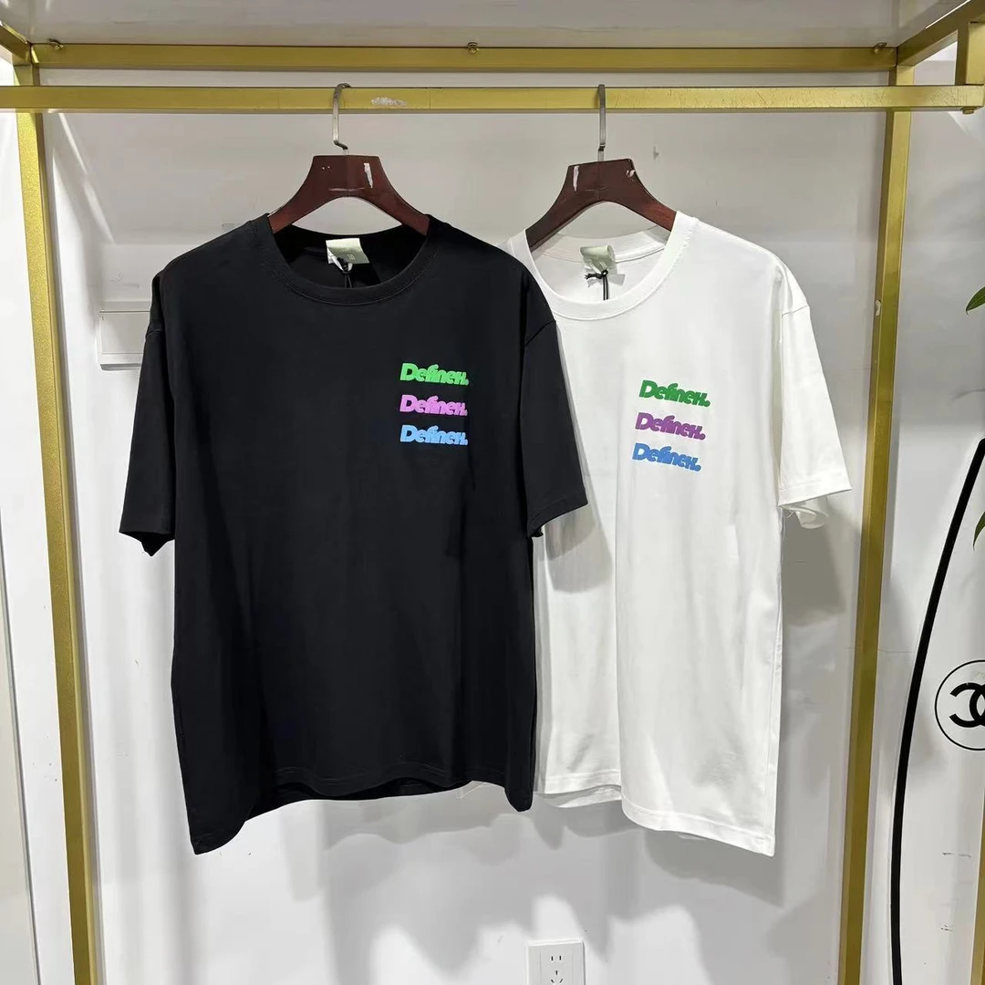 【D】25夏季男款两色字母印花短袖T 10132 20133