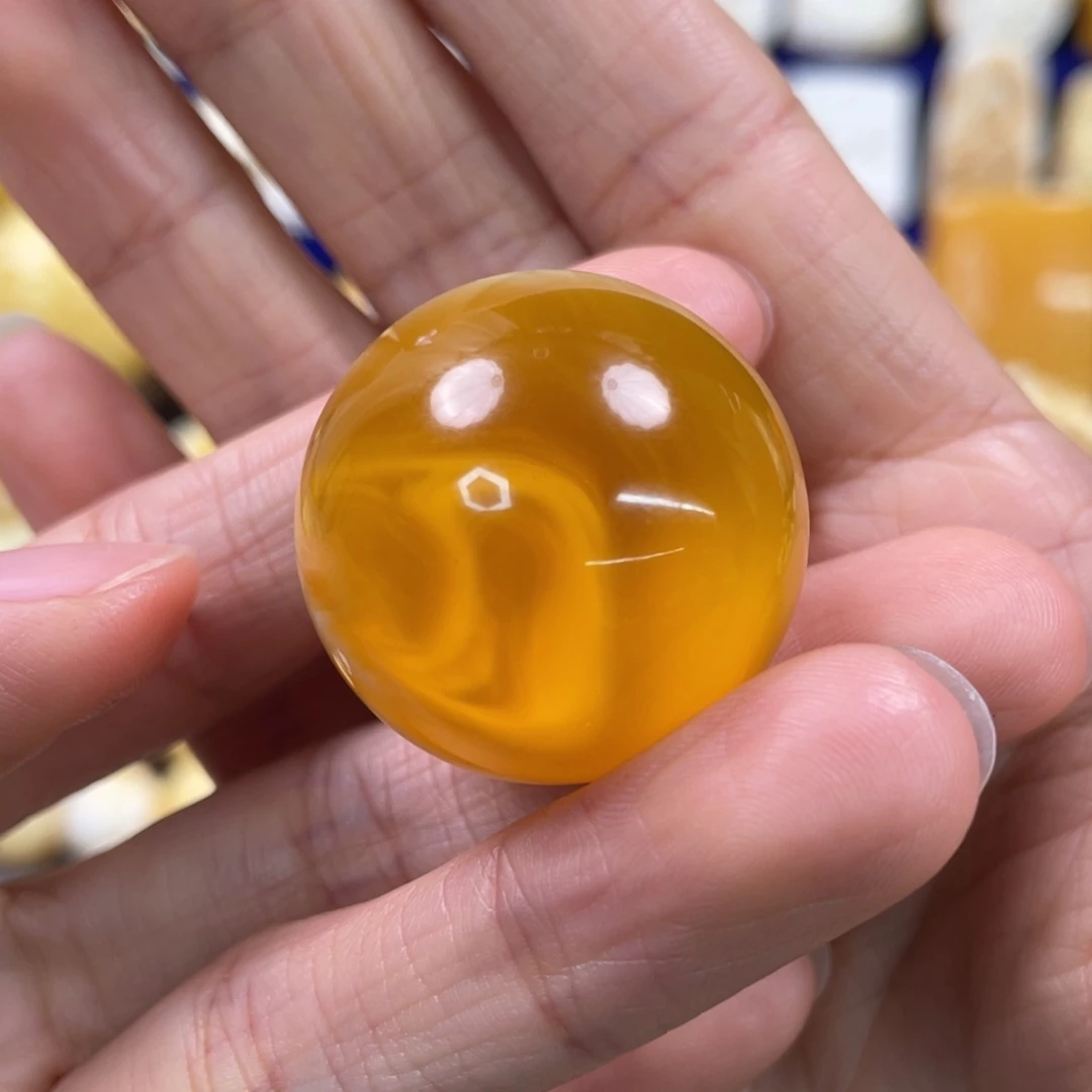 蜜蜡裸石未镶嵌琥珀蜜蜡珠子卡27.8mm