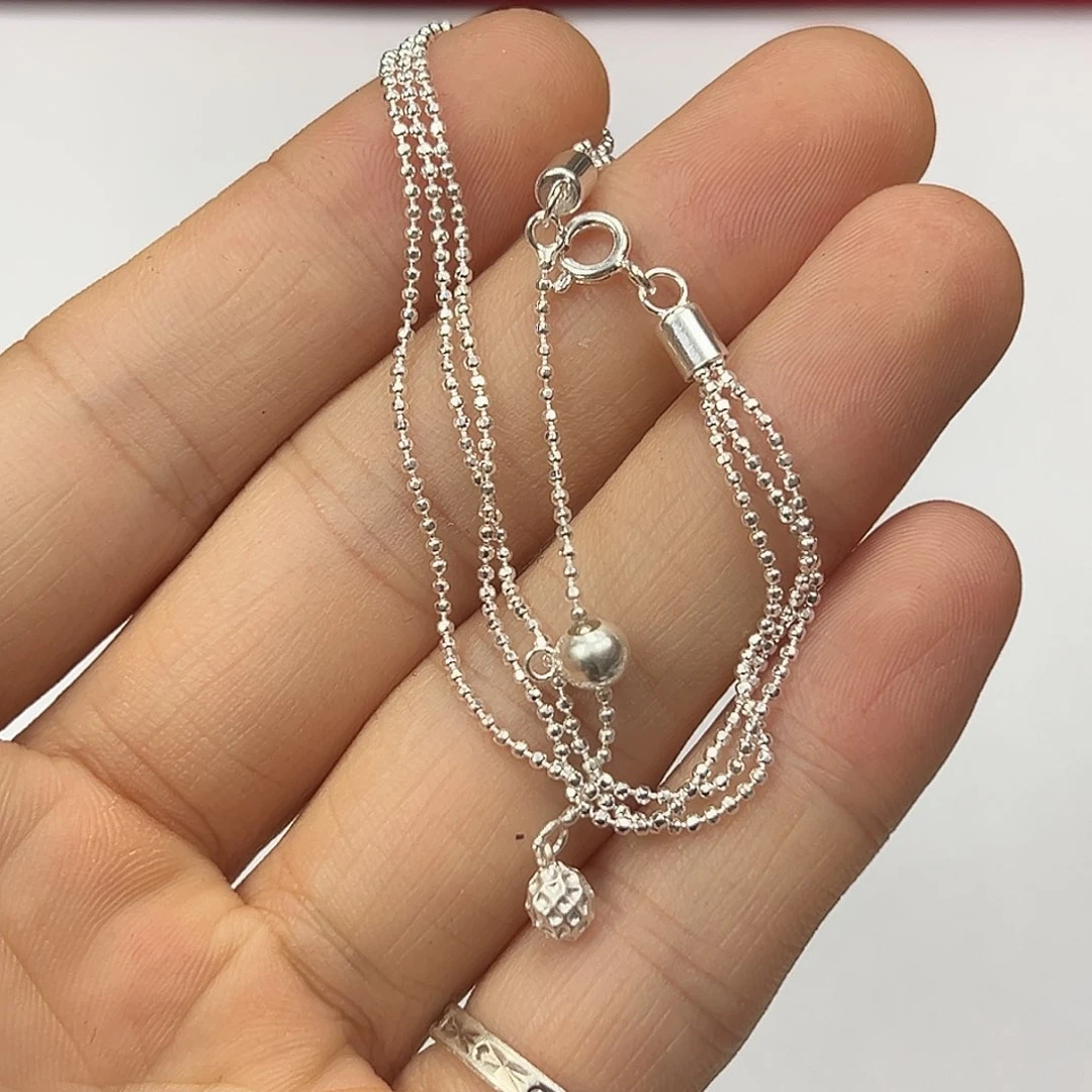 无足银足银手工手链