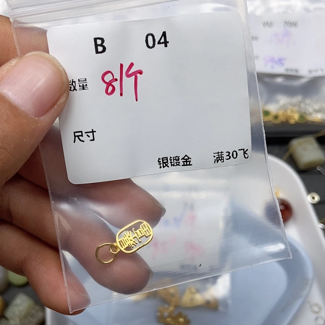 颈饰水晶银S925镶嵌B04