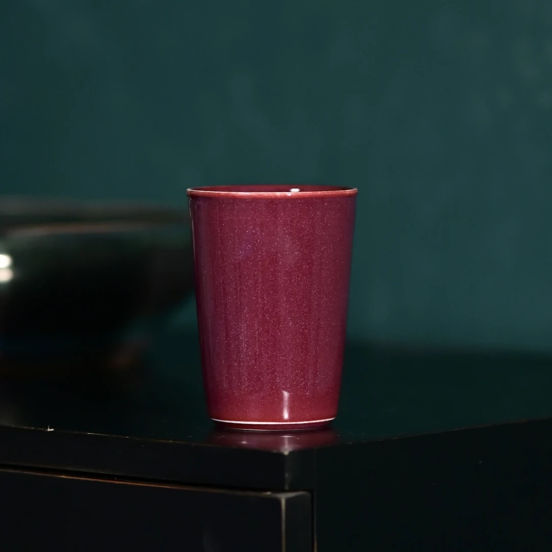 钧瓷可乐杯 250cc 器有余底款 手工制作 直播间同价