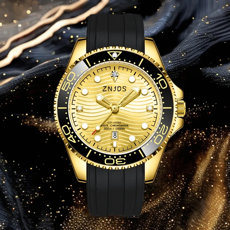 【专柜直发】--ZNIDS 间金海马--全新防水男款商务腕表XR-28